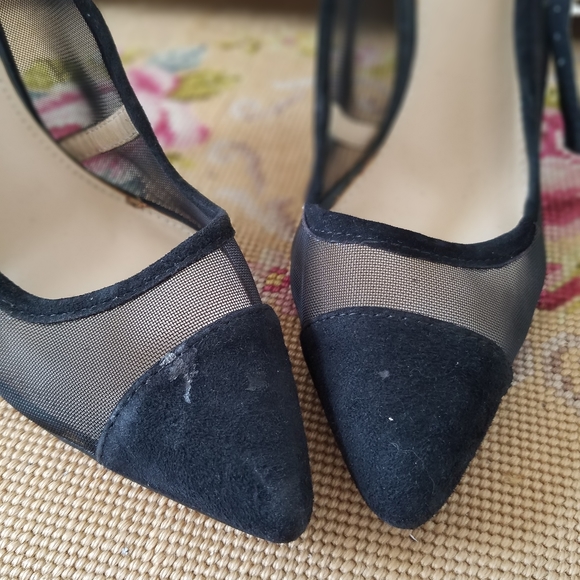 Victoria's Secret Suede & Mesh Heels - Picture 8 of 12